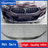 3 Pcs For BMW 8 Series G14 G15 G16 840i 2020-2025 Carbon Fiber Car Styling Front Spoiler Anterior Front lip Bumper Protector