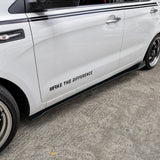 For Kia K2 2011-2019 Car Front Bumper Lip Body Kit Chin Spoiler Protector Side Skirts Extensions Rear Wrap Angle  Accessories