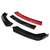 Front Bumper Spoiler for Volkswagen Passat B7 Splitter Protector Plate Lip 2010 to 2014 Type D Body Kit Skirts Glossy Black