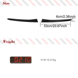 ABS Carbon Look / Gloss Black Rear Window Side Spoiler Wing for BMW X4 G02 2019 2020 Car Rear Side Spoiler Lip Wing Trim Cover