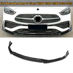 For Mercedes Benz C Class W206 C200 C260 2022 2023 Front Bumper Lip Splitter Chin Body Kits Spoiler Car Accessories
