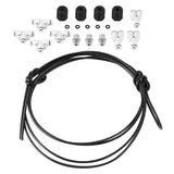 Air Shock Absorber Suspension Hose Line Accessory Kit For Harley Touring FLHX Softail Sportster Dyna 1984-2017