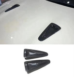 Carbon Fiber Air Vent Cover Engine Hood Air Outlet Trim Splitter Panel Upgrade For Nissan GTR GTR35 R35 Body Kit Splitter