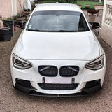 For BMW 1 Series F20 F21 M Sport Style 2012-2014 Canard Cover Trim Splitter Front Bumper Lip Spoiler Auto Body Kits Accessories