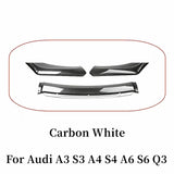 For Audi A3 A4 A6 Q3 S3 S4 S6 B6 B7 B8 B8.5 Front Bumper Spoiler Diffuser Bodykit Splitter Front Lip Shovel Cars Accessories