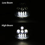 LED Headlight Hi/Lo Lamp Fit For Harley VROD V-Rod VRSC VRSCA VRSCB VRSCR VRSCF Motorcycle Headlamp
