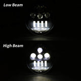 LED Headlight Hi/Lo Lamp Fit For Harley VROD V-Rod VRSC VRSCA VRSCB VRSCR VRSCF Motorcycle Headlamp