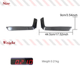 Car Front Bumper Canards Fog Lamp Cover Splitters Fins for BMW 4 Series F32 F33 F36 M Sport 2013 - 2018 Carbon Fiber / FRP