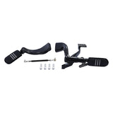 Motorcycle Mid Control Foot Pegs Kit Footrests Fit For Harley Sportster XL1200 Iron XL883 Custom 1200C 2004-2013
