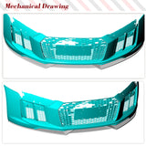 For Audi R8 V10 Gen 2 2016-2018 Real Carbon Fiber Front Bumper Lip Chin Spoiler Car Front Body Kits Guard Chin Lip