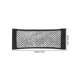 1pc Universal Car Storage Bag Double Mesh Trunk Storage Net, Car Built-in Storage Bag, Car Fire Extinguisher Fixed Net
