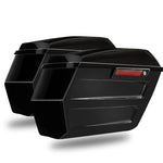 Motorcycle  Hard Chopped Performance Saddlebag Bags For Harley Touring Road King Road Glide Street Glide 2014-2023