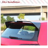 Carbon Fiber/FRP Car Rear Roof Spoiler Window Wing Lip for Volkswagen VW Golf 7 7.5 VII MK7 7.5 GTI R Hatchblack 2014-2019