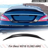Carbon Fiber Car Rear Trunk Spoiler for Mercedes-Benz CLS Class W218 CLS63 AMG 2012 - 2017 Sedan Rear Wing Spoiler Car Boot Lid