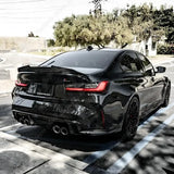 For Bmw 3 Series G20 320i 330d 330e 330i M340i M 340d G80 M3 2019-2023 PSM Style Rear Roof Lip Spoiler Wing ABS Car Accessories