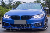 For F32 Carbon Fiber Front Lip Spoiler Chin Splitters for BMW 4 Series F32 F33 F36 M Sport 2014 -2018 Bumper Guard Car Styling