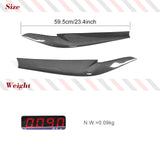 Real Carbon Fiber FRP Black Car Headlight Eyelids Eyebrows for BMW G30 G31 G38 F90 M5 530i 540i Sedan 4-Door 2017-2022