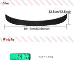 Car Rear Trunk Spoiler for Dodge Charger 2011-2022 Rear Car Rear Trunk High-Kick Tail Spoiler Wing Lip Car Accessories ABS Black