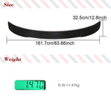 Car Rear Trunk Spoiler for Dodge Charger 2011-2022 Rear Car Rear Trunk High-Kick Tail Spoiler Wing Lip Car Accessories ABS Black