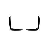 Car Front Canards For Bmw X3 G0 ix3 2021-2023 X4 G02 Lci Front Body Kits Splitter Car Fog Lamp Trim Cover