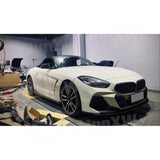 Carbon Fiber Front Bumper Lip With Splitters for BMW Z4 G29 M Sport 2019 2020 2021 Front Bumper Splitters Lip Chin Spoiler