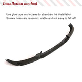3PCS Carbon Fiber Car Front Bumper Lip Spoiler Splitters For Audi A5 Sline S5 B9 2017-2019 Front Bumper Lip Splitters Body Kits