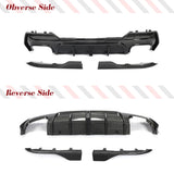 Carbon Fiber Rear Diffuser for BMW 4 Series G22 Coupe 2021-2022 G23 Convertible M-Sport Lower Bumper Spoiler Body Kits With LED