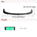 Carbon Fiber Front Bumper Body Kits Lip Spoiler for BMW 3 Series G20 LCI M340i 330i M Sport 2023 2024 Front Lip Splitters Guard