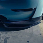 Tesla Model Y Front Bumper Lip 2023 Spoiler Deflector Chin Guard Trim Cover Modified Body Kit Diffuser For Model 3 Y 2017-2023