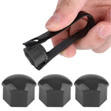 Car Wheel Nut Caps Auto Hub Screw Cover Black Silvery 17mm Bolt Rims Exterior Decoration Special Socket Protection Dust Proof
