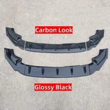 For VW Golf 7 MK7 7.5 GTI R-Line R Car Front Bumper Splitter Lip Diffuser Spoiler Cover Lower Splitter Blade Guard CS Style