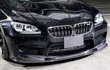 Carbon Fiber Front Bumper Lip Chin Spoiler FRP Prime Bumper Cover For BMW 6 Series F06 F12 F13 M6 2013 - 2018