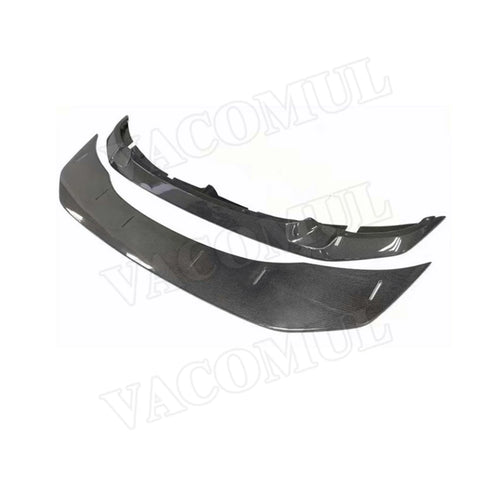 Carbon Fiber Front bumper Lip Spoiler for BMW 3 Series F80 M3 4 Series F82 F83 M4 2014-2018 Double Chin Shovel Guard