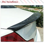 Carbon Fiber Trunk Spoiler for Infiniti G35 G25 G37 Q40 2007-2015 Sedan 4 Door Rear Boot Lid Duckbill Highkick Spoiler Wing