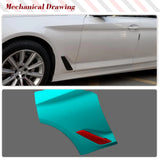 Carbon Fiber Car Side Fender Vents Trim for BMW 5 Series G30 G31 G38 M Sport Base Sedan 2017-2019 Car Styling Side Body Kits