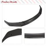 Car Front Bumper Lip Spoiler Splitters for BMW F87 M2 Competition M2C 2017 - 2020 Carbon Fiber Front Lip Guard Chin Spoiler