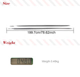 Car Side Skirts Body Kit for Mercedes Benz X290 AMG GT 53 GT 43 4 Door 2015 - 2017 Add On Dry Carbon Side Skirts Lip Extension