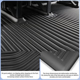 For Tesla Model X Floor Mats TPE Waterproof Wear-resistant Foot Pads Car Interior Accessories Front And Rear Trunk Mat