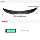 For Audi A4 B8.5 A4 Sline 2013 2014 2015 2016 Carbon Fiber Rear Spoiler Lip Car Rear Trunk Racing Spoiler Boot Lip Wing Spoiler