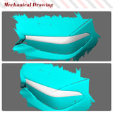 Real Carbon Fiber FRP Black Car Headlight Eyelids Eyebrows for BMW G30 G31 G38 F90 M5 530i 540i Sedan 4-Door 2017-2022