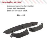 Carbon Fiber Car Front Bumper Lip for BMW X7 G07 M Sport Utility 4-Door 2019-2021 Car Raing Front Lip Spoiler Body Kit 3PCS/Set