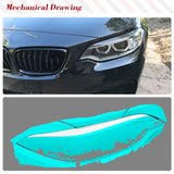 Dry Carbon Fiber Headlight Eyelids Eyebrows for BMW F87 M2 F22 F23 220i 228i M235i M240i M Sport Coupe 14-18 Car Accessories