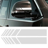 Car Stripe Stickers Rearview Mirror Reflective Vinyl Decals Decoration Fashion Styling Waterproof Sticker Exterior Accessories