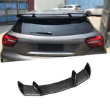 Car Body Kit Carbon Fiber Rear Roof Spoiler Ducktail Wings for Benz W176 A Class A200 A260 A45 AMG 14-18 Car Styling FRP Black