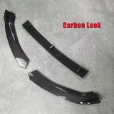 Front Bumper Lip Body Kit Spoiler Splitter ABS Gloss Black Canard Lip Diffuser For VW Golf 7 7.5 MK7 MK7.5 TDI TSI 2012-2020