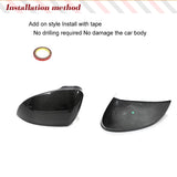 Dry Carbon Add ON Car Rearview Mirror Covers Caps Shell For Volkswagen VW MK8 Golf 8 Rline GTI 2021 Car Side Mirror Covers