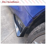 Carbon Fiber/PU Primer Side Bumper Splitters For Toyota GR86 Subaru BRZ 2022 2023 Car Side Skirt Splitters Body Kit