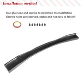 For BMW 5 Series F10 Real M5 Front Bumper Lip Spoiler Splitters Apron 2012 - 2016 Carbon Fiber / FRP Not for Aftermarket Bumper