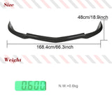 For Mercedes-Benz C-Class W204 AMG C63 Sedan Coupe 2012 - 2014 Front Bumper Lip Spoiler Splitters Dry Carbon Fiber Front Chin