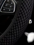 1PC Ice Silk Car Steering Wheel Cover Suitable for All Cars and All Seasons
